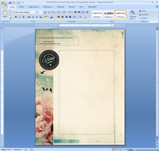 Cara Membuat Background di Word 