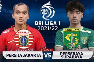Ilustrasi Persija Jakarta vs Persebaya Surabaya