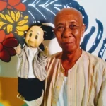 Potret Abdul Hamid bersama tokoh Pak Ogah