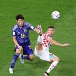 Potret Jepang vs Kroasia (Foto Getty Images/Elsa)