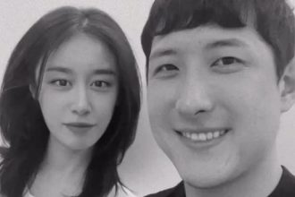 Potret Jiyeon bersama suami
