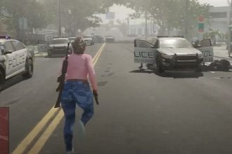 Potret gameplay awal GTA 6 yang bocor di internet